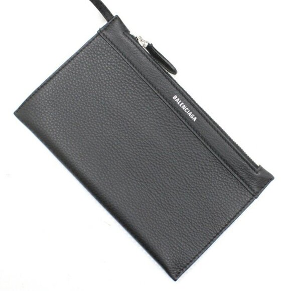 BALENCIAGA Black Leather Tote Bag - Picture 10 of 12